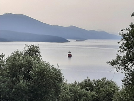 m/v TYPHOON from the Athanasios C. Laskaridis Charitable Foundation arrived in the Pagasetic gulf to participate on the fight against the beach and water pollution after the two storms 